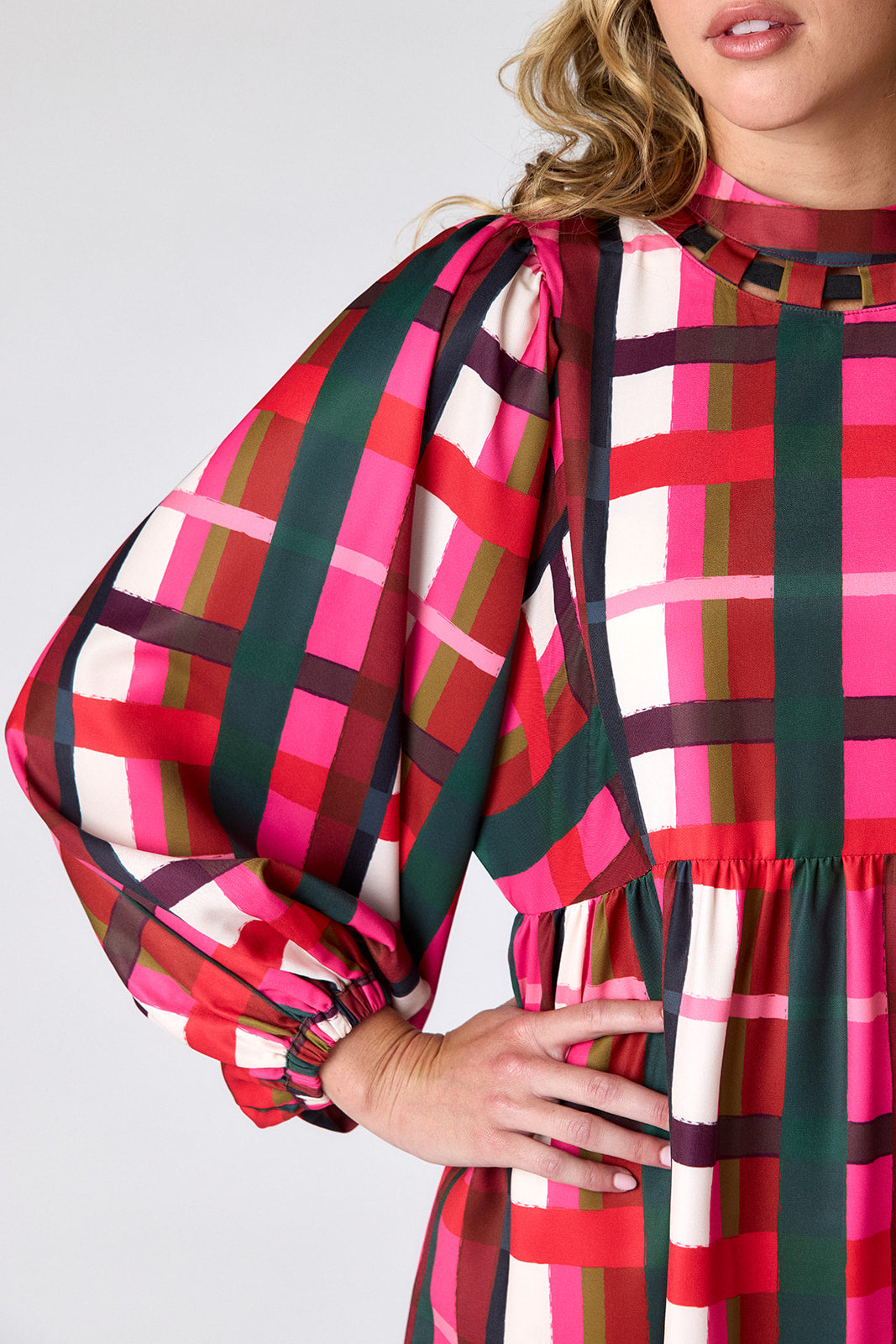 Easton Dress in Holiday Plaid | CROSBY by Mollie Burch Holiday Plaid / XS Easton Dress in Holiday Plaid | CROSBY by Mollie Burch Holiday Plaid / XS