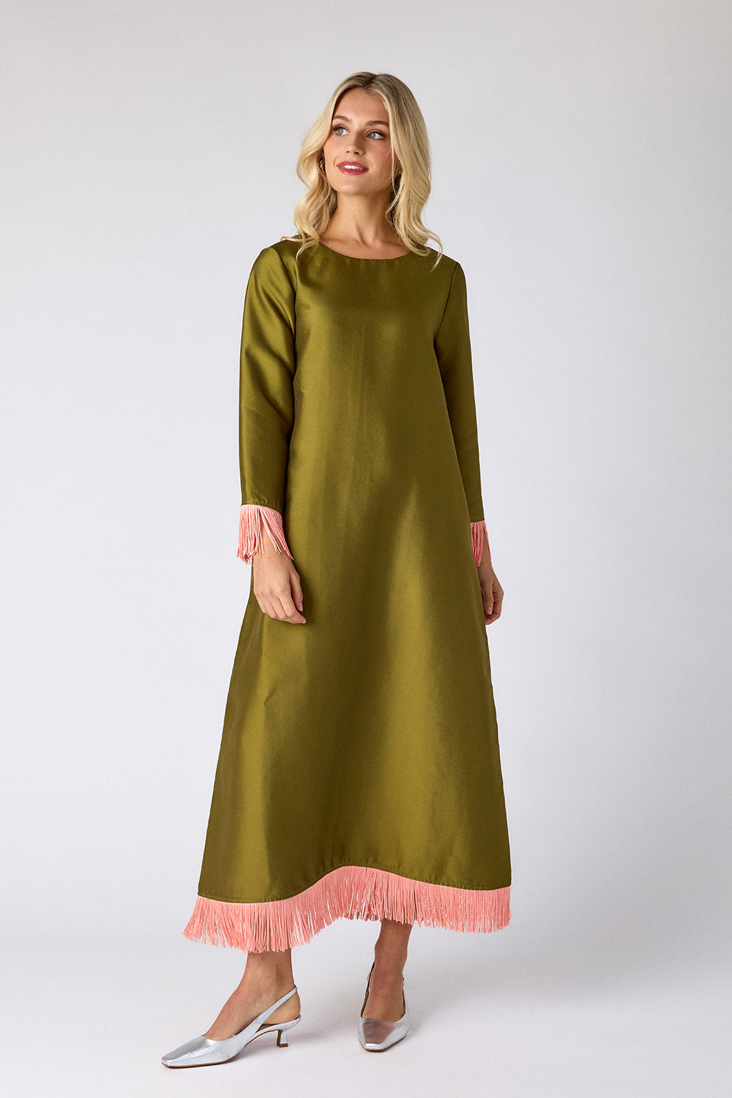 Drewry Dress in Olive | CROSBY by Mollie Burch Drewry Dress in Olive | CROSBY by Mollie Burch