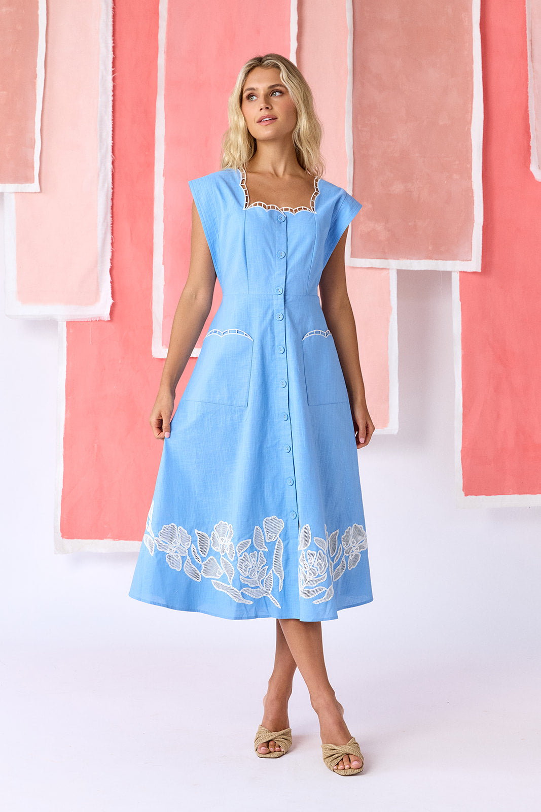 Rivie Dress | Fit-and-Flare Summer Dress with Pockets