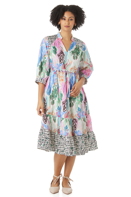 Tallie Dress SAMPLE - Painted Garden