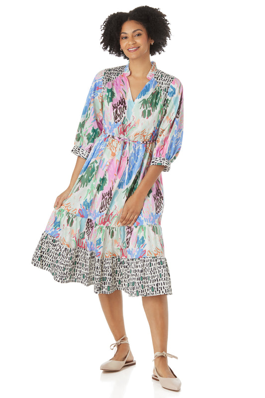 Tallie Dress SAMPLE - Painted Garden