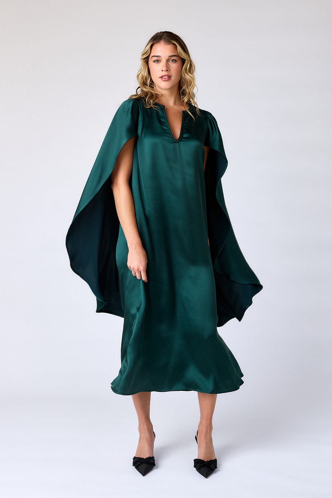 Corinth Cape Dress