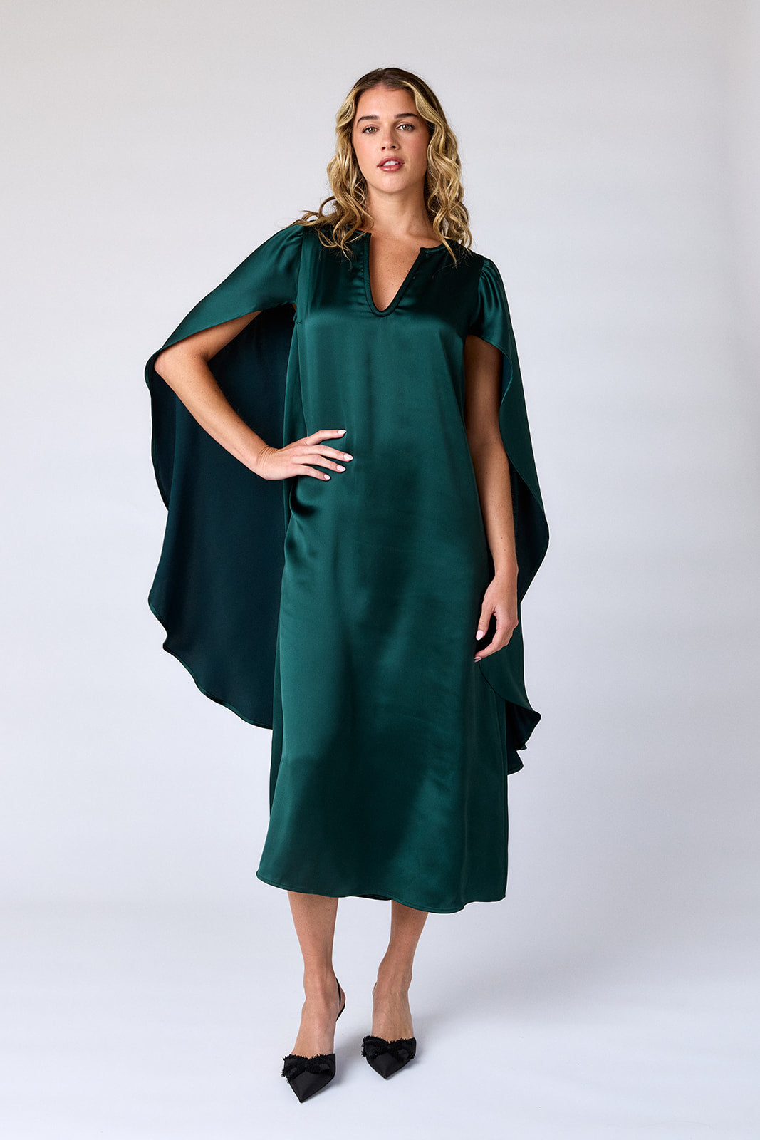 Corinth Cape Dress