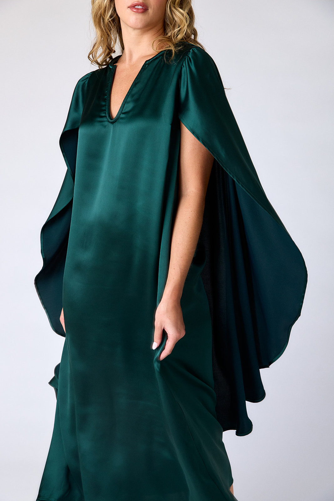 Corinth Cape Dress in Balsam | Crosby by Mollie Burch Balsam / L Corinth Cape Dress in Balsam | Crosby by Mollie Burch Balsam / L