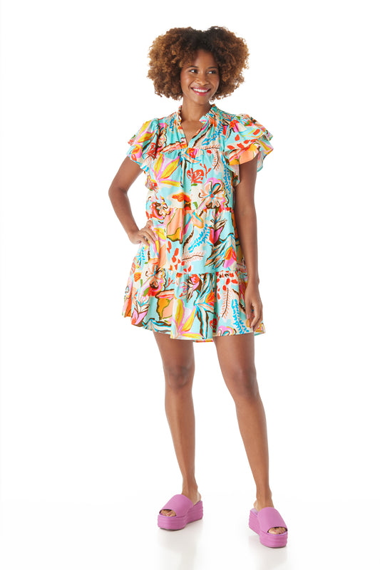 Mila Dress SAMPLE - Canyon Floral