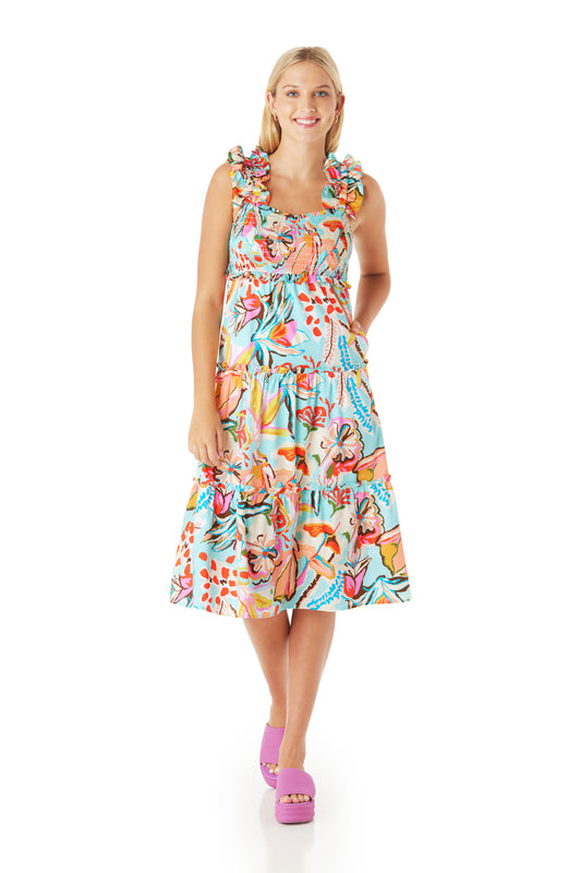 Brayden Dress SAMPLE - Canyon Floral