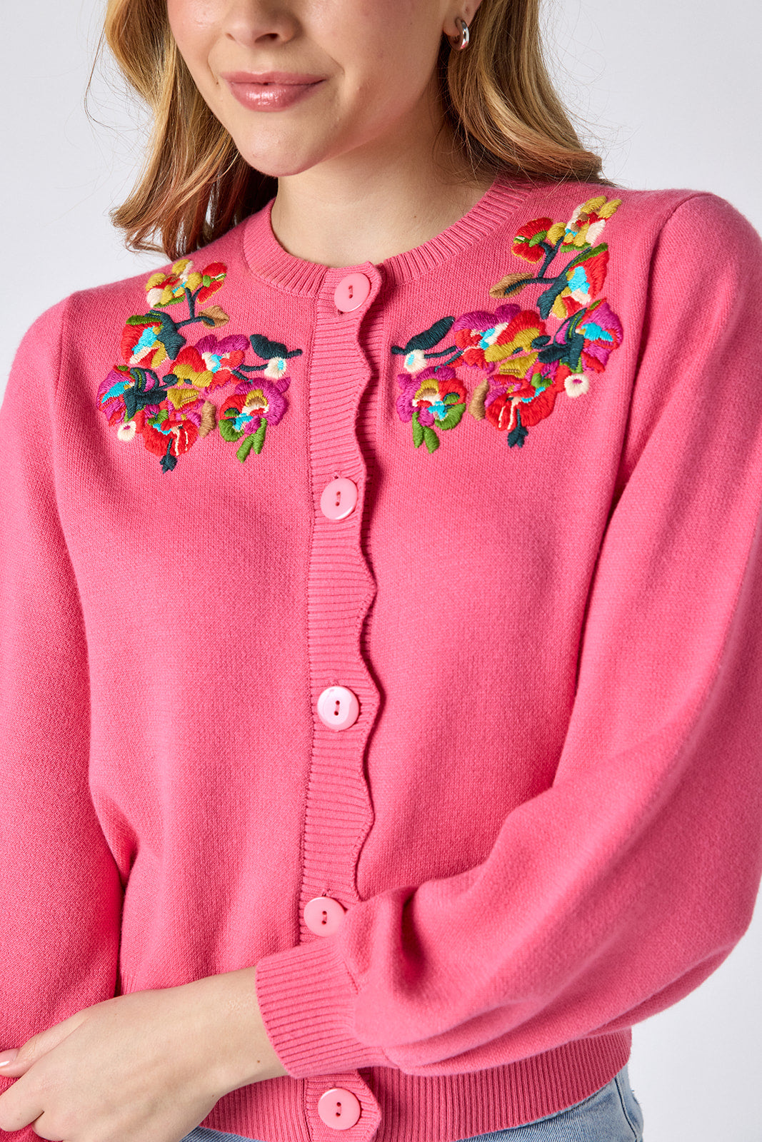 Colson Cardigan — Embroidered Knit Layer | CROSBY by Mollie Burch