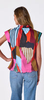 Field Study raglan style short sleeve top on model — CROSBY by Mollie Burch
