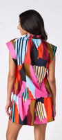 Field Study shorts with matching raglan style top with scallop detail on model — CROSBY by Mollie Burch