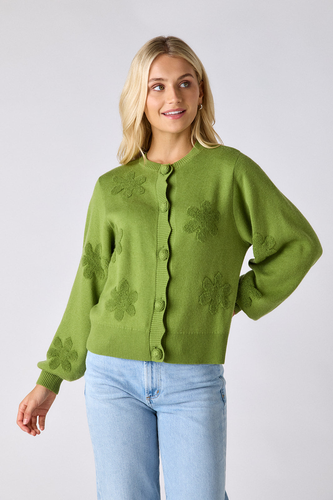 Colson Cardigan — Embroidered Knit Layer | CROSBY by Mollie Burch