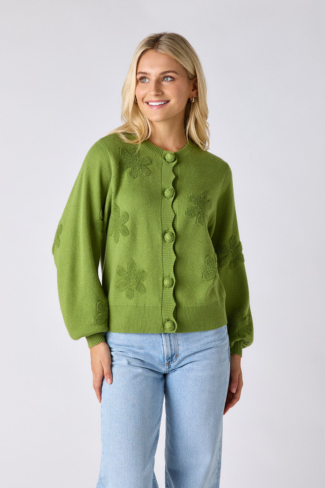 Colson Cardigan — Embroidered Knit Layer | CROSBY by Mollie Burch