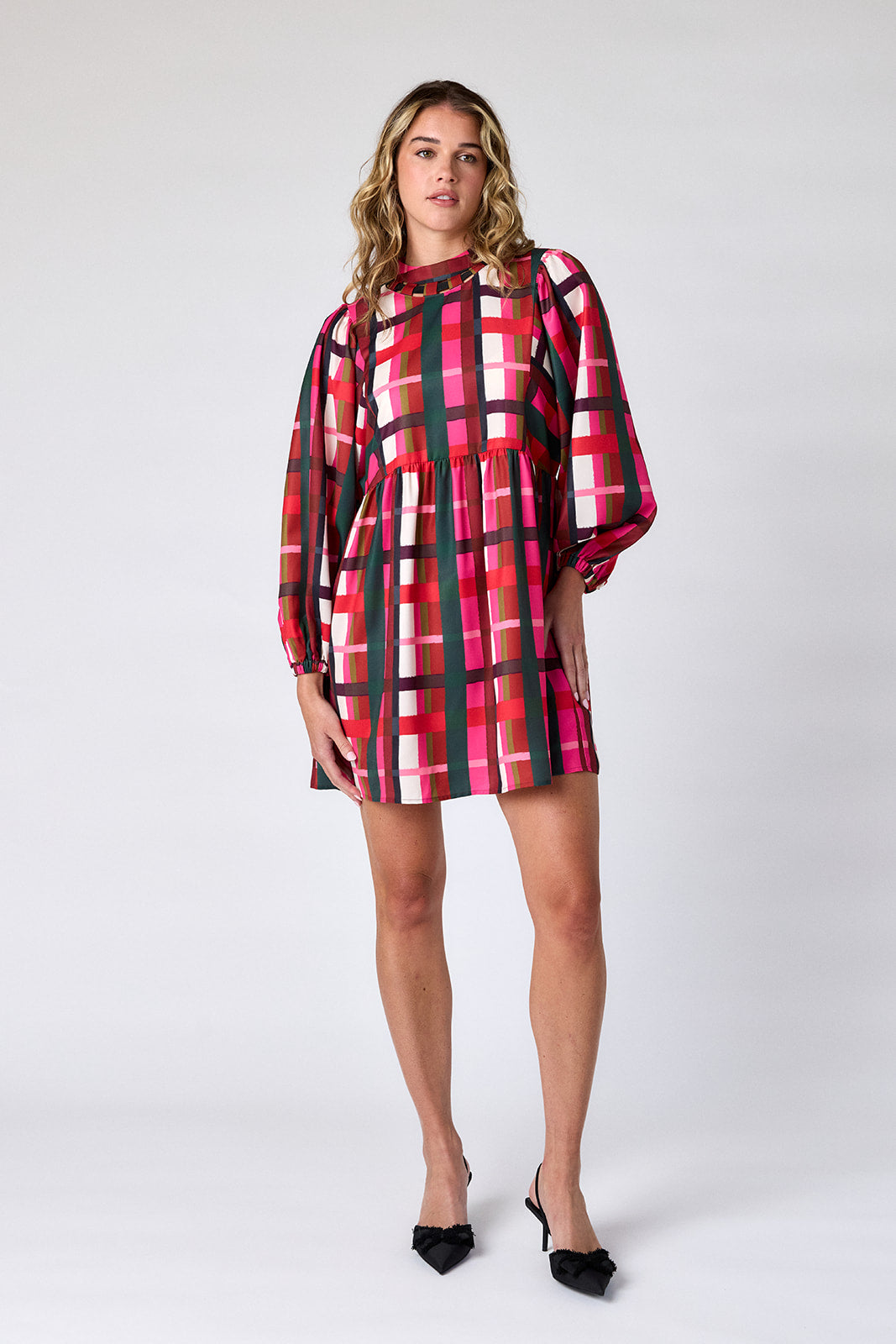 Easton Dress in Holiday Plaid | CROSBY by Mollie Burch Holiday Plaid / XS Easton Dress in Holiday Plaid | CROSBY by Mollie Burch Holiday Plaid / XS