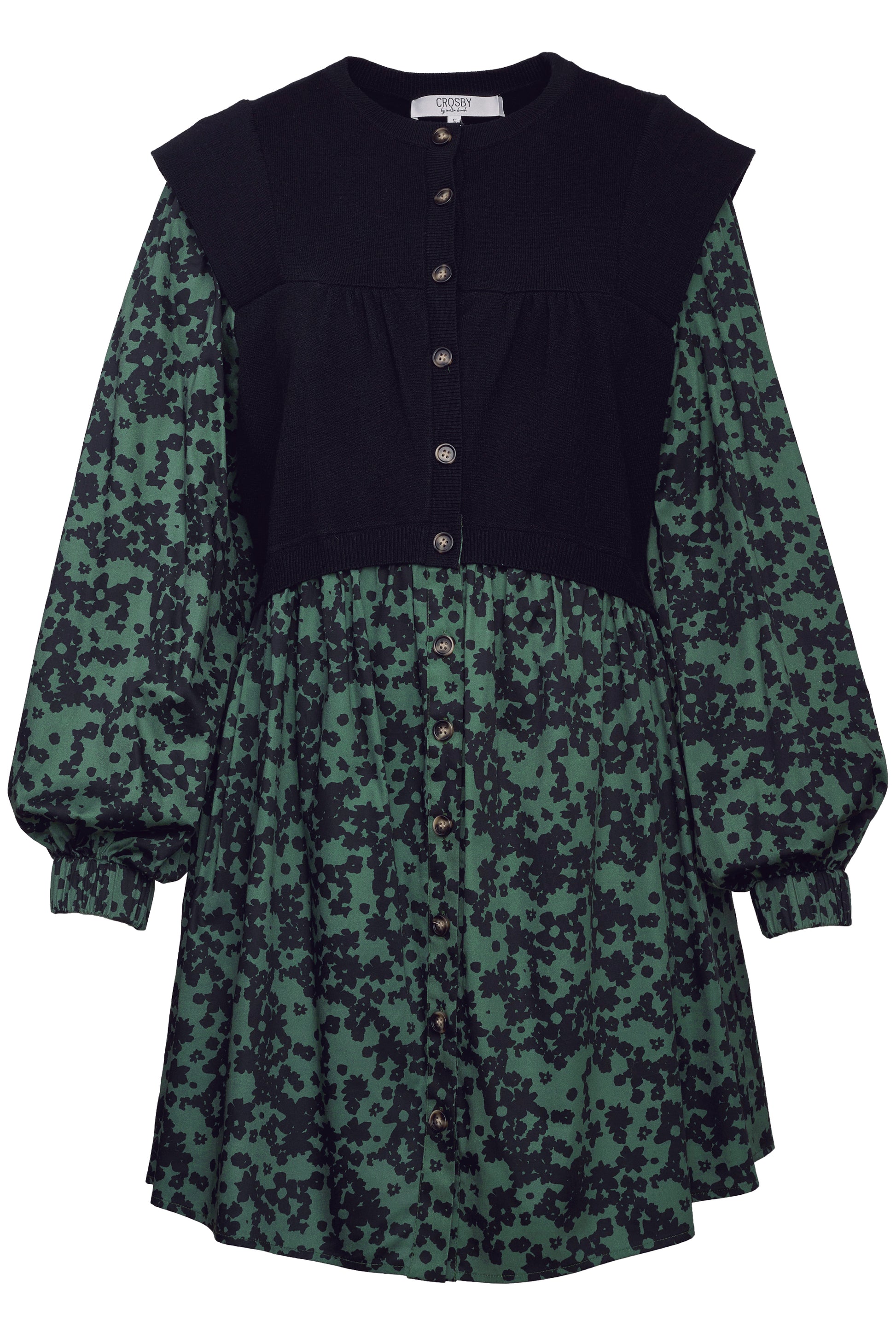 Whistles deco floral print 2024 dress