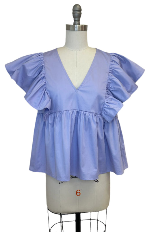 Adalee Top SAMPLE - Serene Blue