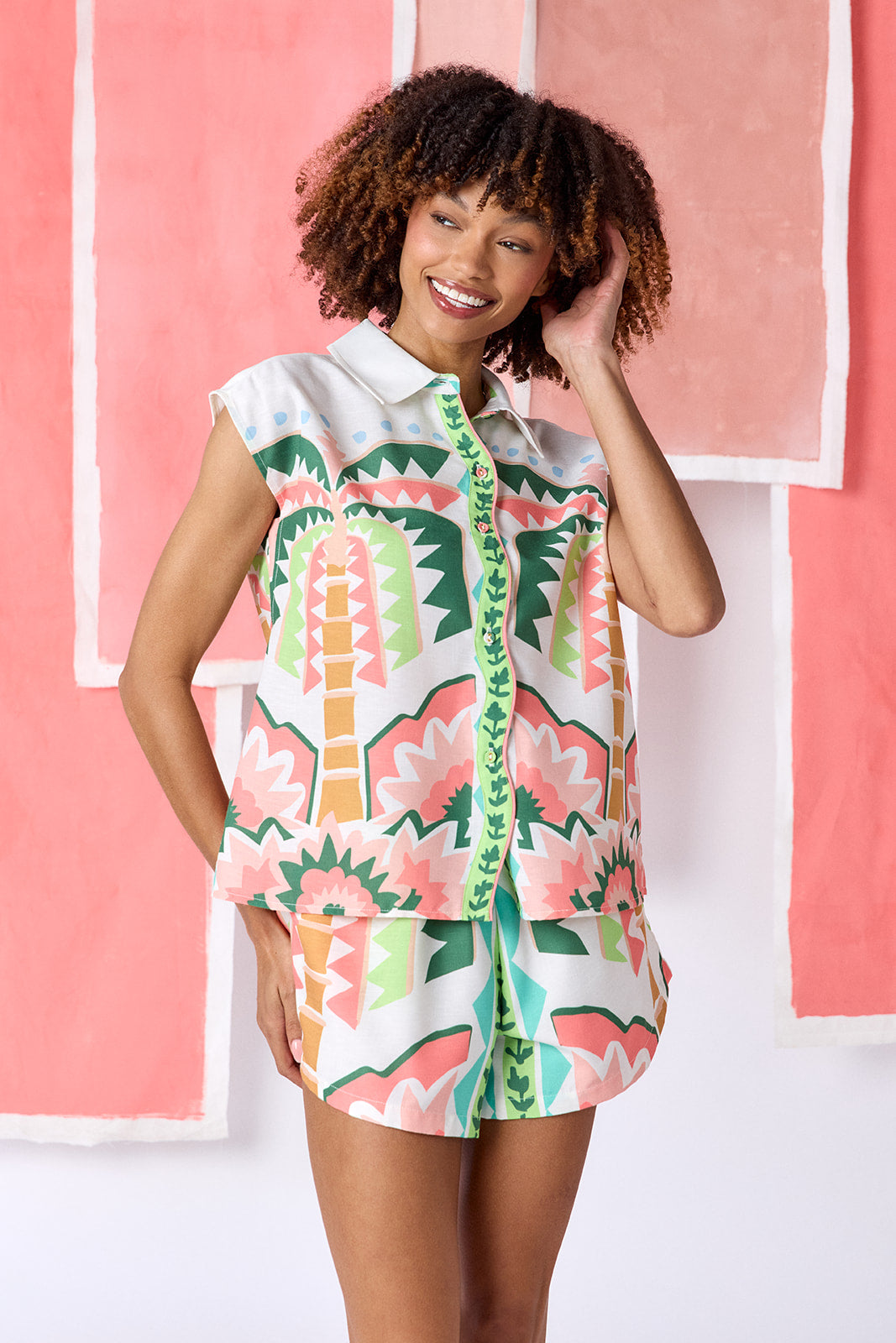 Sara Short | Breezy Summer Shorts with Drawstring Waist | CROSBY