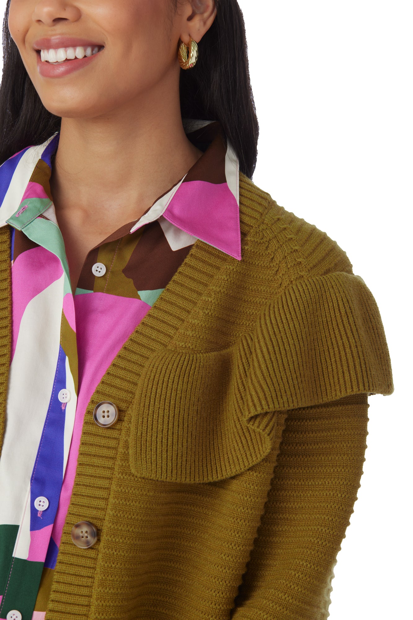 Womens online ochre cardigan
