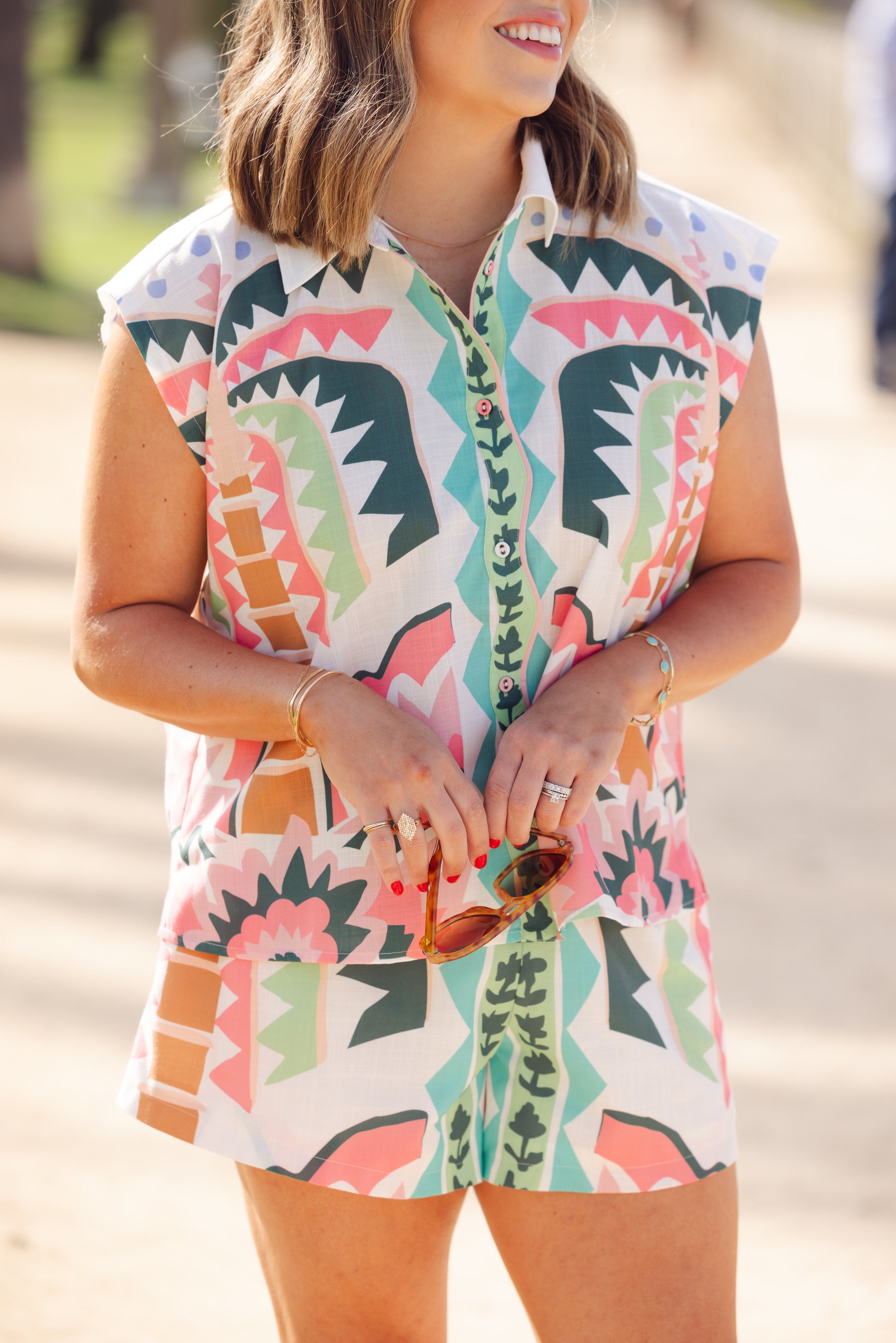 Sara Short | Breezy Summer Shorts with Drawstring Waist | CROSBY