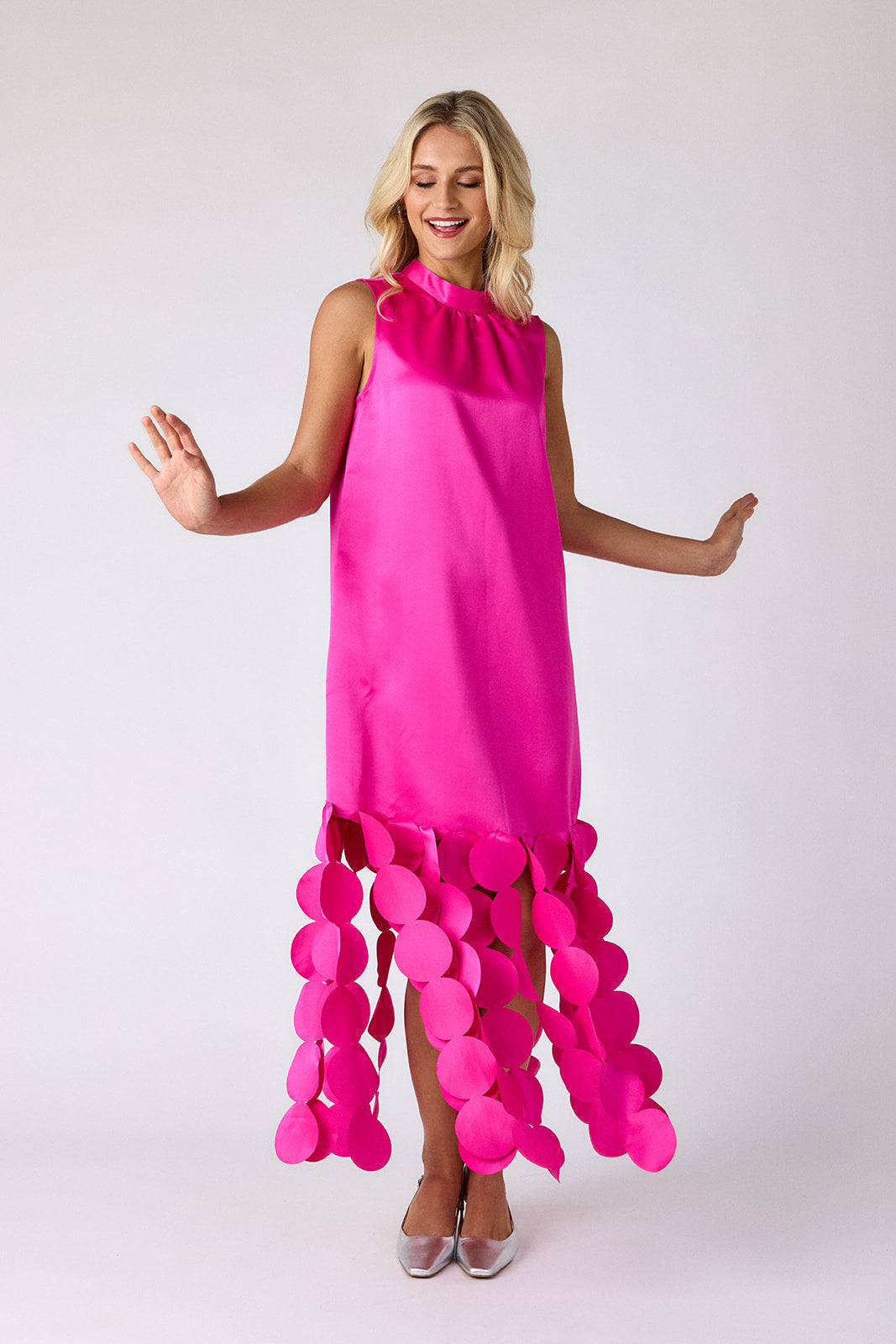 Ponce Party Dress in Mollie Pink | Crosby by Mollie Burch Mollie Pink / XL Ponce Party Dress in Mollie Pink | Crosby by Mollie Burch Mollie Pink / XL