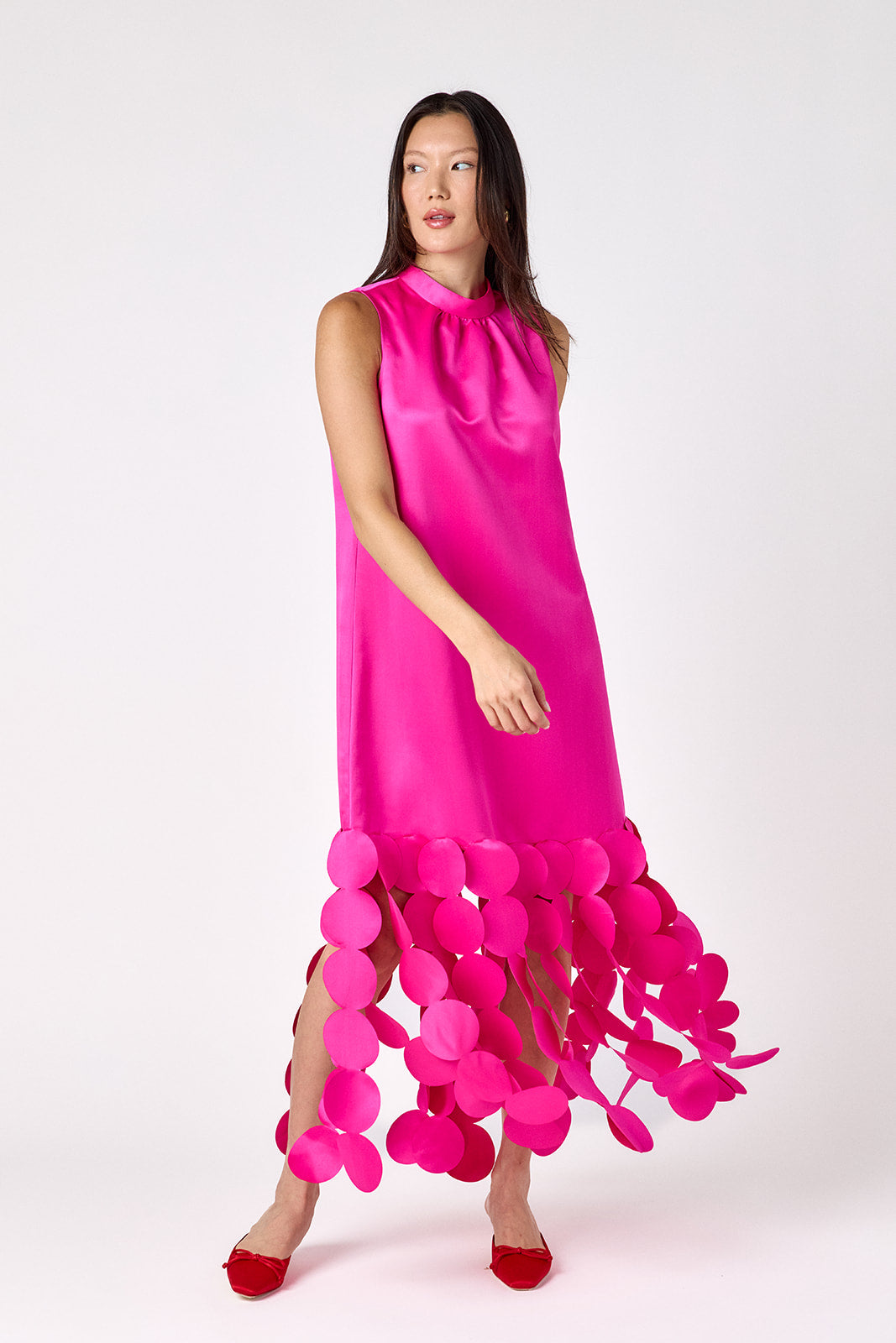 Ponce Party Dress in Mollie Pink