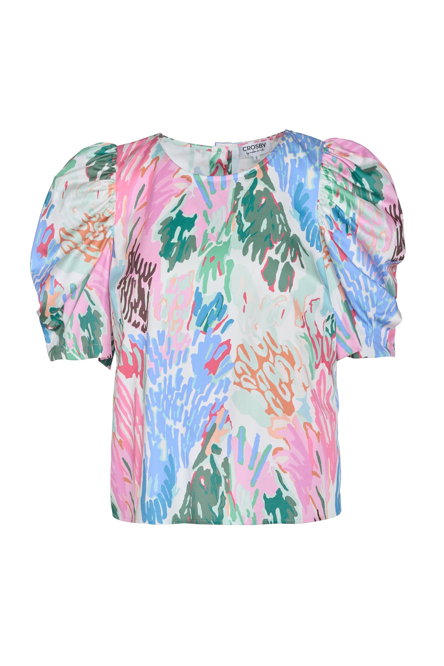 Rudy Top in Painted Garden | CROSBY by Mollie Burch