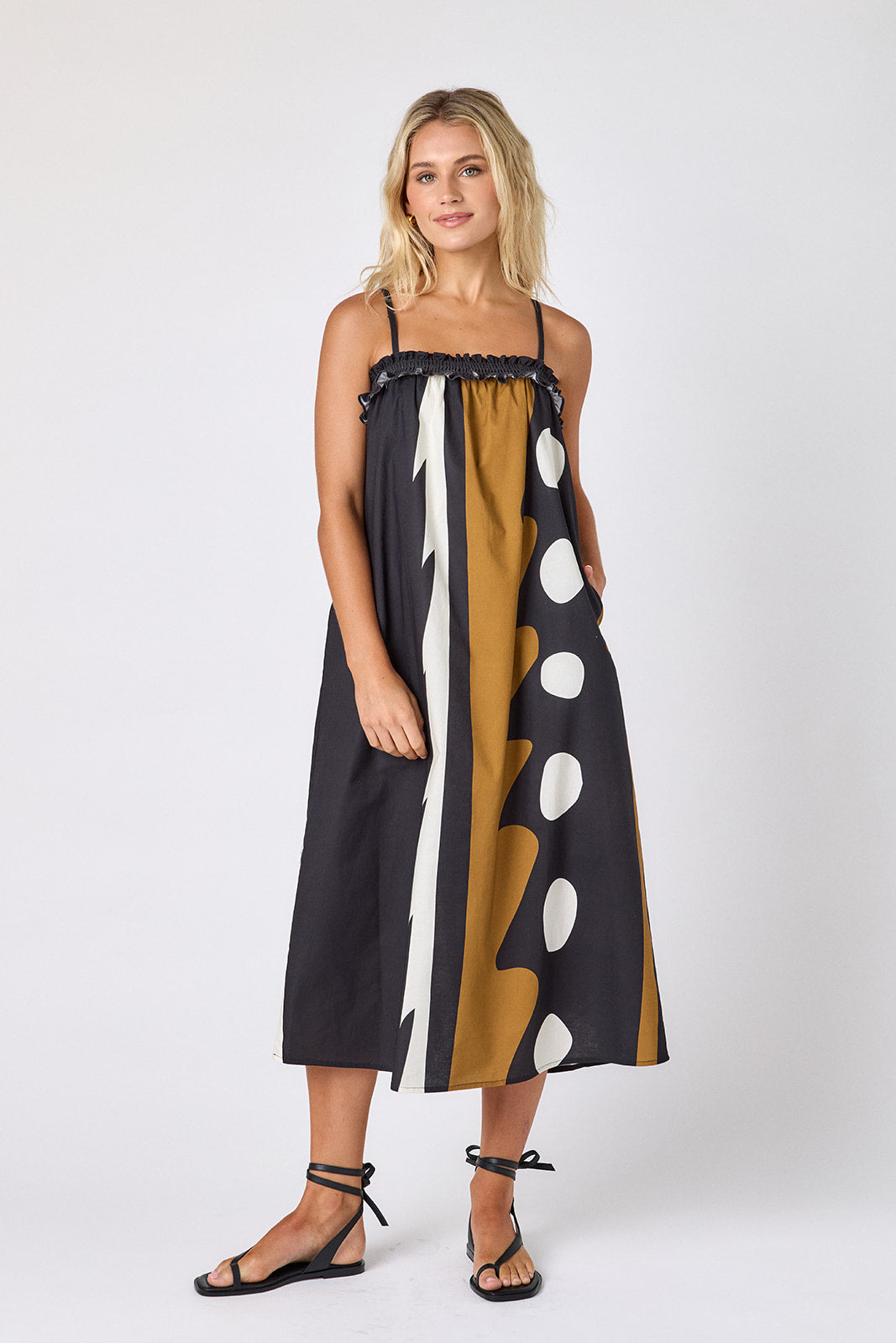 Pippa Dress | Smocked Tent Dress with Spaghetti Straps