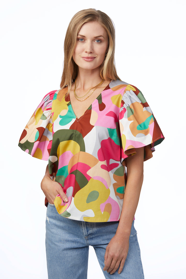 Finley Crosby Top Peony Floral main image 0
